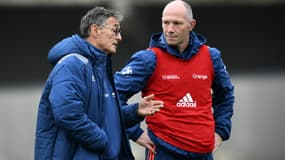 Guy Novès (gauche) et Gérald Bastide (droite)