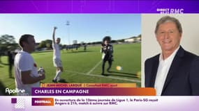 Variétés Club de France : "Il ne nous a pas criés dessus", Larqué revient sur le match de Macron