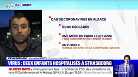 Coronavirus: une mère et ses deux enfants hospitalisés à Strasbourg