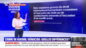 Génocide, crime de guerre, crime contre l'humanité: quelles sont les différences ?