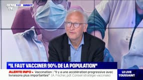 Alain Fischer sur le vaccin Moderna: "À l'horizon des mois de juillet-août, il y aura 2.5 millions de doses disponibles par mois"
