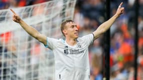 Adam Buksa avec le New England Revolution, à Cincinnati le 21 mai 2022