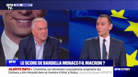 Élections européennes: "Il faut envoyer un carton rouge à Emmanuel Macron", affirme Laurent Jacobelli (RN)