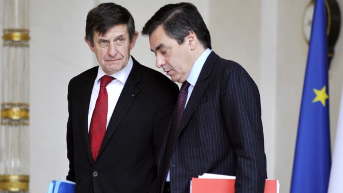 Jean-Pierre Jouyet et François Fillon, ici en 2008.
