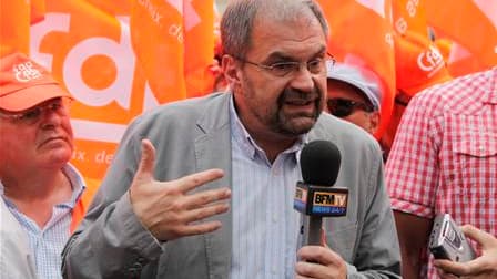 Pour le secrétaire général de la CFDT, François Chérèque, le gouvernement a instrumentalisé ses propositions de négocier sur l'emploi, afin sortir du conflit sur les retraites. /Photo d'archives/REUTERS/John Schults