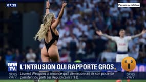 Le joli coup de pub de la jeune femme en maillot de bain qui a perturbé la finale de la Ligue des Champions