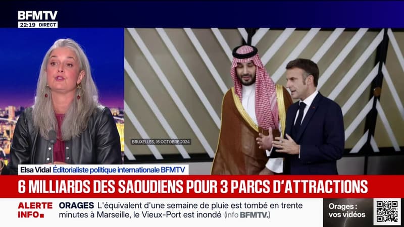 LE CHOIX D'ELSA VIDAL - Six milliards d'euros des Saoudiens pour trois parcs d'attractions