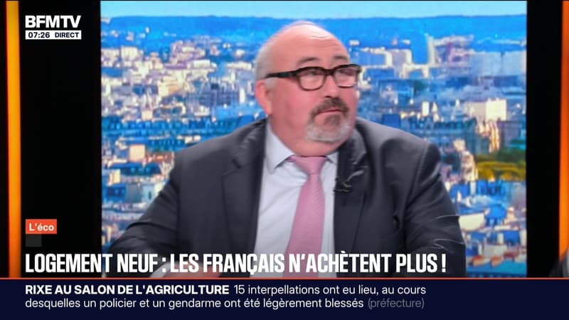 BFM éco : Logement neuf, les Français n'achètent plus ! - 23/02