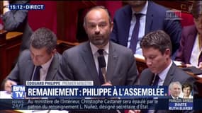 Edouard Philippe, l'assure : "Nous ne changeons pas de cap"