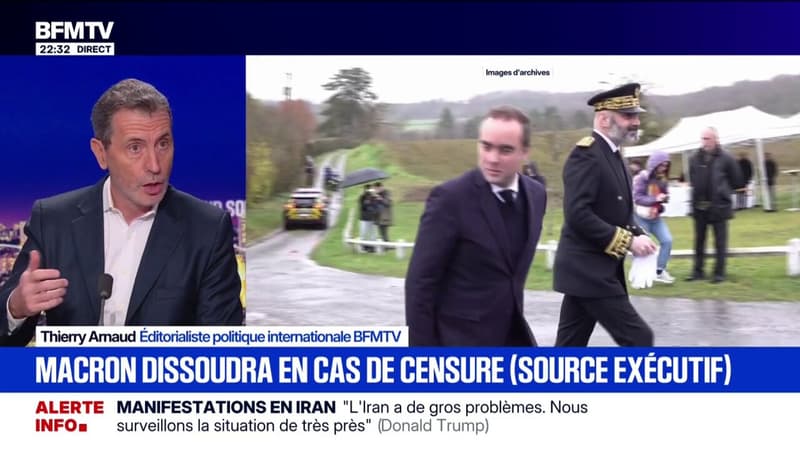 Sébastien Lecornu a demandé au ministre de l'Intérieur de préparer d'éventuelles élections législatives en même temps que les municipales en cas de censure