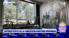 Antibes: visite de la fondation Hartung-Bergman, après deux ans de travaux