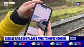 Alsace: Katia alias "TchoutchouGirl", partage son quotidien de conductrice de train sur les réseaux sociaux