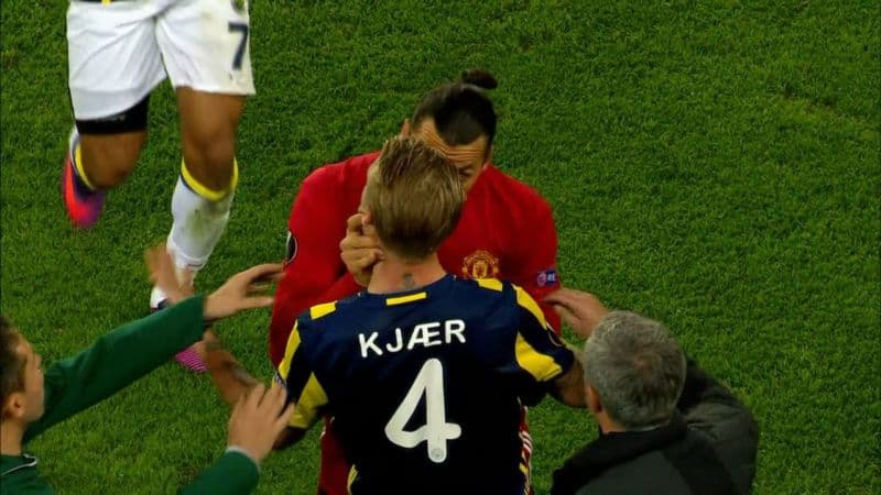 Simon Kjaer-Zlatan Ibrahimovic
