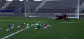 L’entraînement très original de Petr Cech