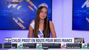 Chloé Prost, Miss Rhône-Alpes, était l'invitée de Bonsoir Lyon du 21/10/19 