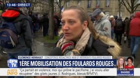 Clémence, référente "foulards rouges" affirme: "le mouvement est apolitique"