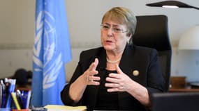 La Haut-Commissaire de l'ONU aux droits de l'Homme, Michelle Bachelet.