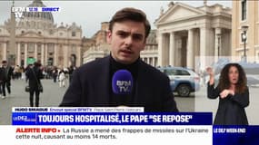 Pape François: toujours hospitalisé, le souverain pontife a passé "une nuit calme" et "se repose