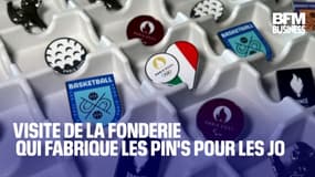  Visite de la fonderie qui fabrique les pin's pour les JO 