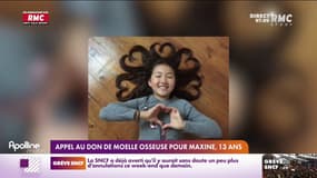 Maxine, 13 ans, souffre d'une maladie rare et attend désespérément une greffe de moelle osseuse