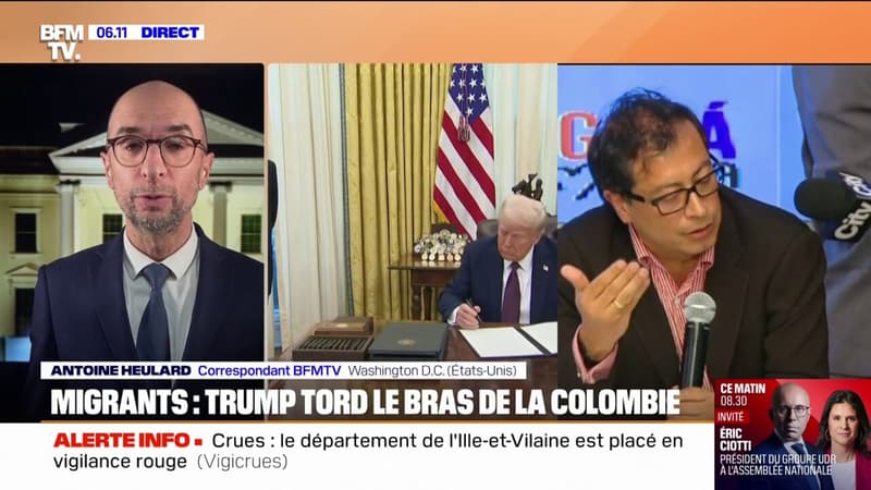 États-Unis: Donald Trump gagne le bras de fer avec la Colombie, les avions américains vont finalement pouvoir atterrir dans le pays