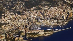 Vue aérienne de Monaco, la principauté qui va gagner 6 hectares sur la mer