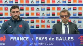 Charles Ollivon et Fabien Galthié