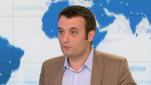Le vice-président du Front national Florian Philippot, mardi, sur l'antenne de BFMTV.