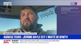 Négociations commerciales: "On est le premier maillon de la chaîne et totalement oubliés de ces négociations-là", déplore Jérôme Bayle, éleveur de bovins