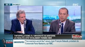 Jean-François Balaudé, président de la fac de Nanterre: "Je regrette d'avoir eu à appeler les CRS"