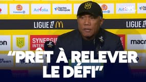 Nantes 0-2 Le Havre : "Je suis prêt à relever le défi", assure Kombouaré