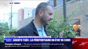 "L'administration pénitentiaire est malade": Alexandre Caby, secrétaire général adjoint de l'UFAP UNSA Justice, devant la prison de la Santé à Paris