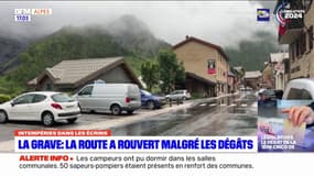 Intempéries dans les Écrins: la route a rouvert à La Grave malgré les dégâts
