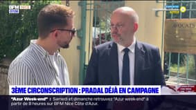 Législatives: le candidat de la majorité Philippe Pradal déjà en campagne dans les Alpes-Maritimes