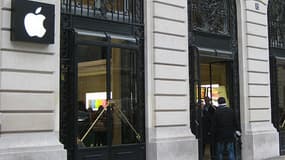 Le magasin Apple à Opéra, à Paris