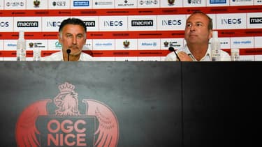Christophe Galtier et Julien Fournier (OGC Nice)