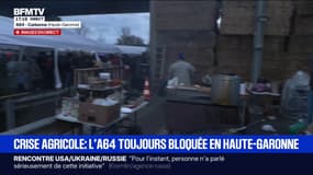 Colère des agriculteurs: l'A64 est toujours bloquée en Haute-Garonne
