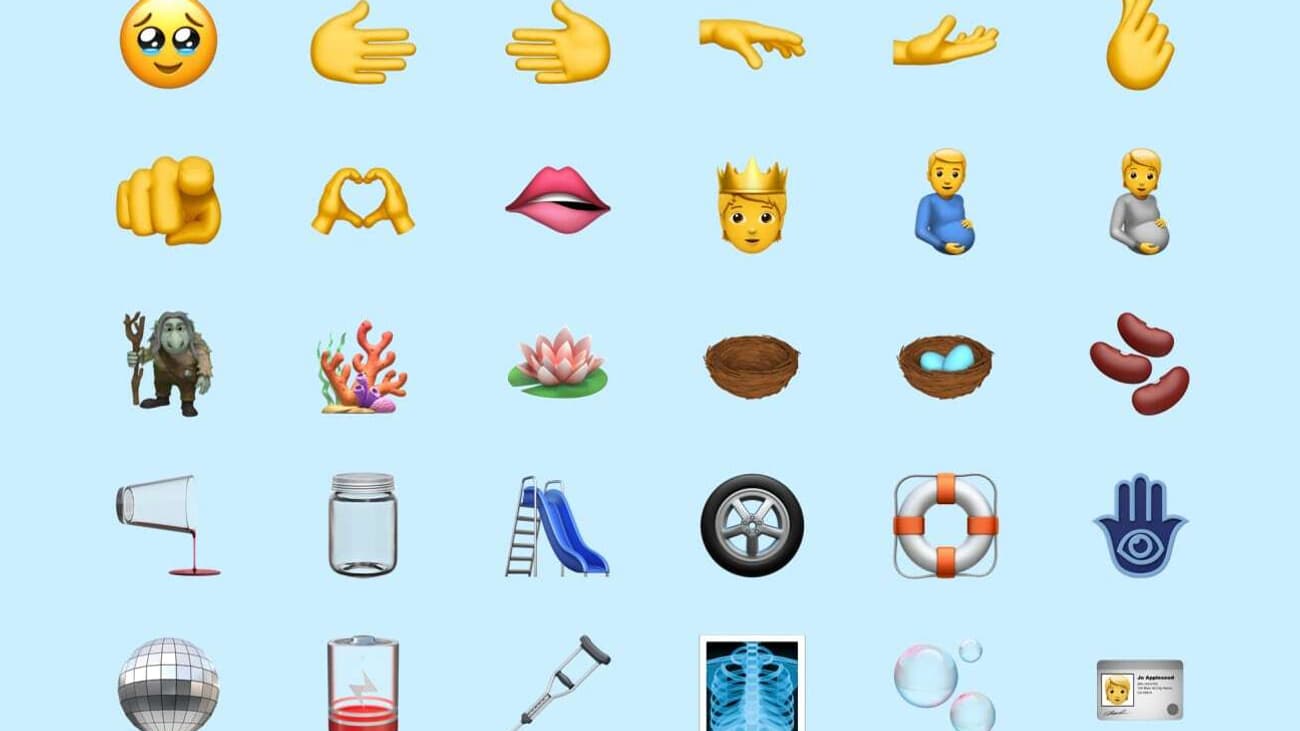 Les 37 nouveaux emojis d'Apple. Les 37 nouveaux emojis d'Apple.