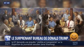 Le surprenant bureau de Donald Trump