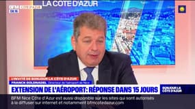 Extension de l'aéroport de Nice: le président du directoire Aéroports de la Côte d'Azur défend le projet