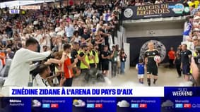 Zinédine Zidane à l'Arena du pays d'Aix