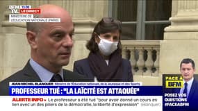 Professeur décapité: selon Jean-Michel Blanquer, "il y aura une minute de silence, très certainement"