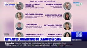 Réforme des retraites: un meeting de la Nupes à Caen 