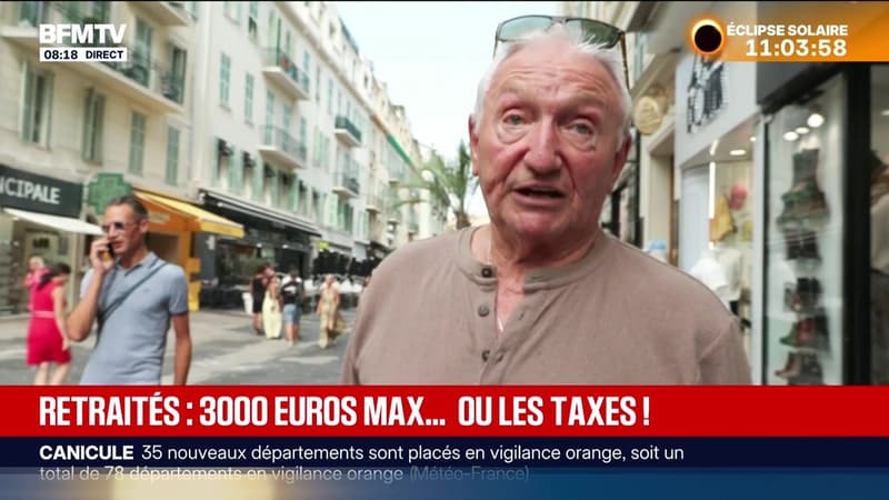 BFM éco : Retraités, 3 000 euros max... ou les taxes ! - 12/08