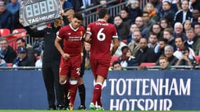 Dejan Lovren remplacé à la 31e minute face à Tottenham