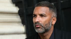 Habib Beye lors du gala de l'académie de Bernard Diomède, le 27 mai 2024