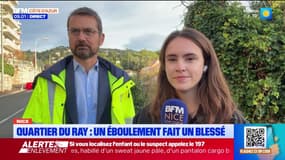 Quartier du Ray : un éboulement fait un blessé, une vingtaine de personnes relogées