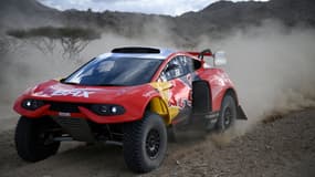 Sébastien Loeb et son co-pilote Fabian Lurquin 