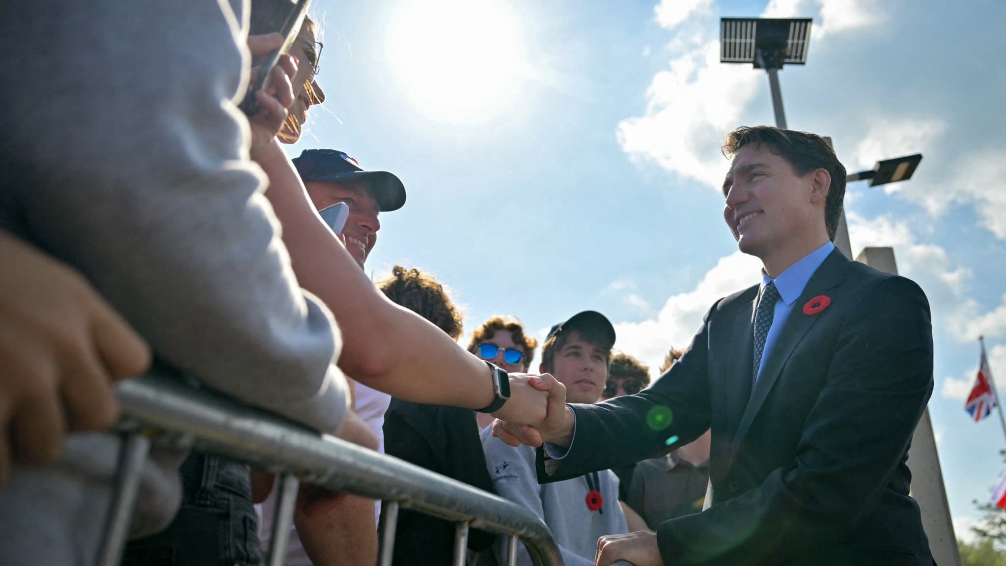 Le Premier ministre canadien Justin Trudeau à Courseulles-sur-Mer ce jeudi 6 juin 2024. Le Premier ministre canadien Justin Trudeau à Courseulles-sur-Mer ce jeudi 6 juin 2024.