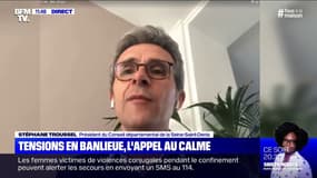 Stéphane Roussel, président du Conseil départemental de la Seine-Saint-Denis: "La situation est difficile, mais j'appelle au calme et à l'apaisement"